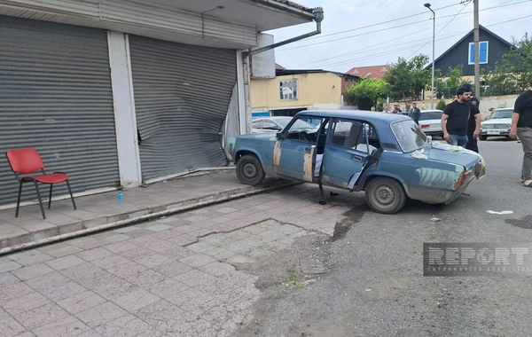 Lənkəranda sükan arxasında ürəktutması keçirən sürücü qəza törədib
