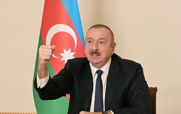 İlham Əliyev: Bizim iradəmizə qarşı çıxanın başı əziləcək