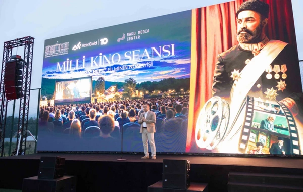 Daşkəsəndə milli kino seansı keçirilib