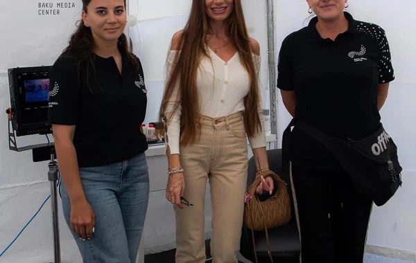 Arzu Əliyeva Vətən müharibəsindən bəhs edən bədii filmin çəkilişləri ilə maraqlanıb - FOTO