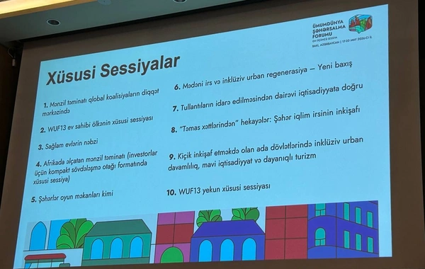 Media nümayəndələri üçün WUF13 haqqında məlumatlandırma sessiyası keçirilib
