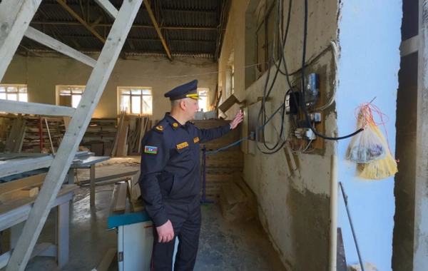 Bakıda mebel sexinin fəaliyyəti dayandırılıb