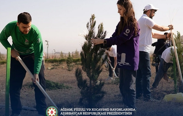 Xıdırlı kəndində Zəfərin 5 illiyinə həsr olunan ağacəkmə aksiyası keçirilib Xıdırlı kəndində Zəfərin 5 illiyinə həsr olunan ağacəkmə aksiyası keçirilib