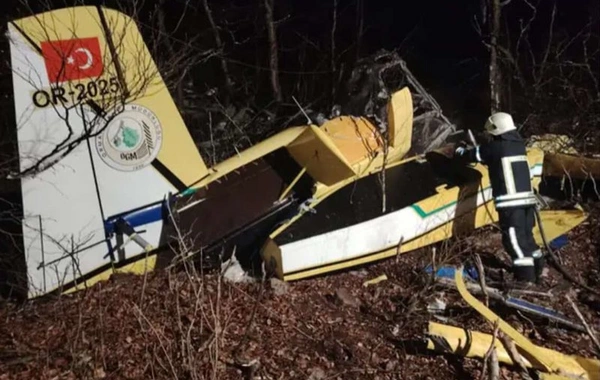 Türkiyəyə məxsus daha bir təyyarə qəzaya uğrayıb: Pilot həlak olub