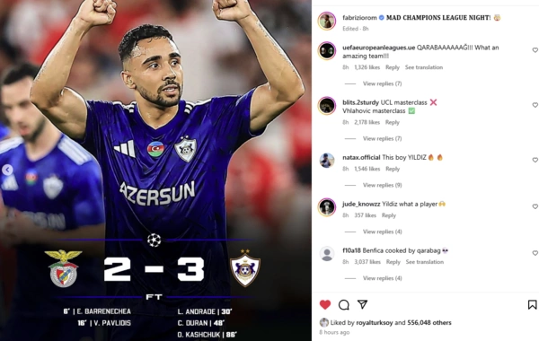 "Qarabağ"ın tarixi qələbəsi DÜNYA MƏTBUATINDA