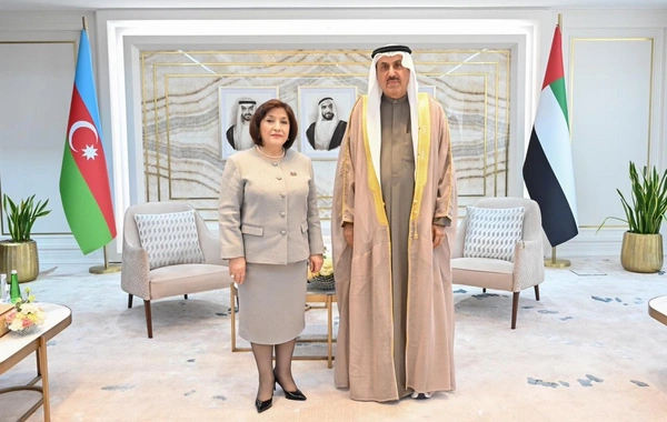 Sahibə Qafarova BƏƏ-dən olan həmkarı ilə parlamentlərarası əlaqələri müzakirə edib