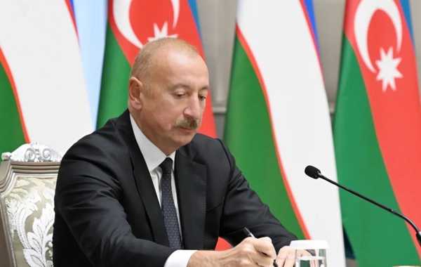 Daşkənddə Azərbaycan-Özbəkistan sənədlərinin imzalanması və mübadiləsi mərasimi olub