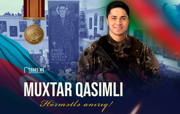 Şəhid Muxtar Qasımlının anım günüdür