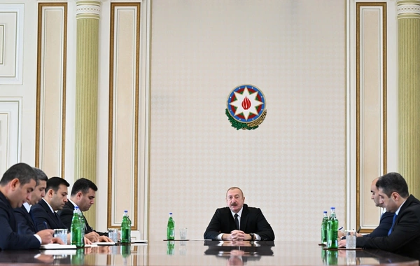 İlham Əliyev Naxçıvanda Prezidentin yeni səlahiyyətli nümayəndəsini və bir sıra icra başçılarını qəbul edib