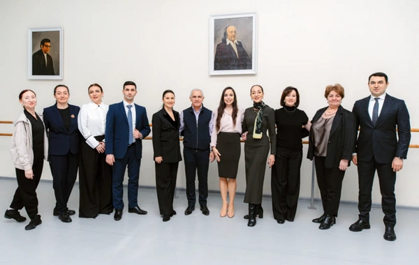 Leyla Əliyeva Bakı Xoreoqrafiya Akademiyasının qonağı olub