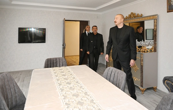İlham Əliyev Xocalı rayonunun Seyidbəyli kəndində olub