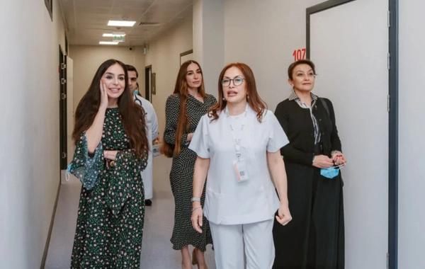 Leyla və Arzu Əliyevalar "Leyla Medical Center"in Pediatriya Mərkəzində olublar