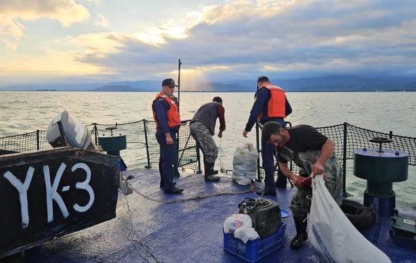 Xəzər dənizində xilasetmə işləri həyata keçirilib