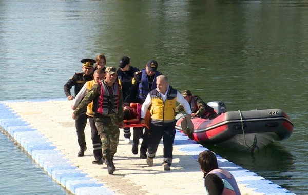 Mingəçevirdə qəza zamanı xilasetmə əməliyyatlarına dair təlim keçirilib