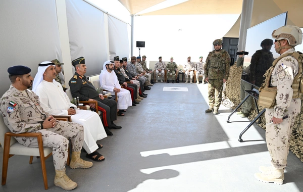 Azərbaycanın və BƏƏ prezidentləri Əbu-Dabidə "Sülh Qalxanı – 2026" birgə əməliyyat-taktiki təlimini izləyiblər