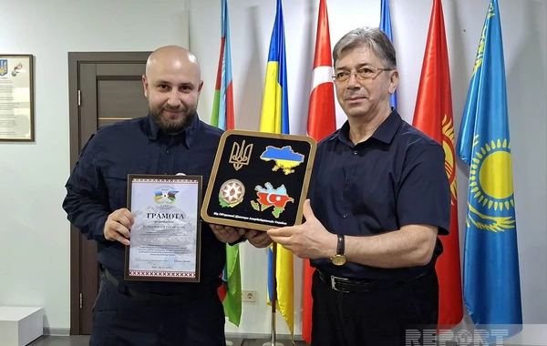 Ukrayna Milli Polisində xidmət edən azərbaycanlılar mükafatlandırılıb