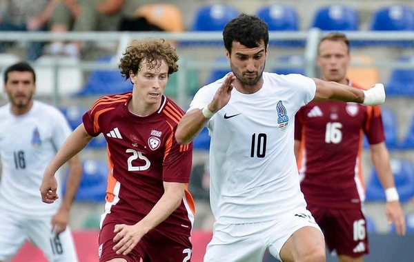 Azerbaijan and Latvia national teams played to a draw