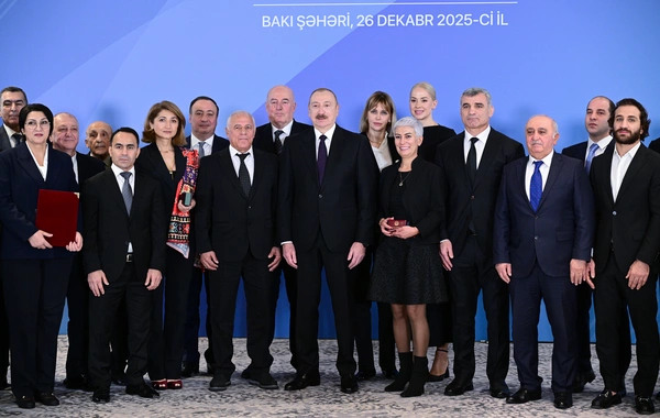Президент Ильхам Алиев принял участие в церемонии, посвященной спортивным итогам 2025 года