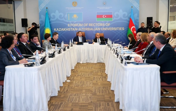 Almatıda Qazaxıstan və Azərbaycan ali təhsil müəssisələrinin II Rektorlar Forumu keçirilib