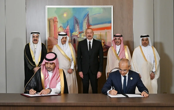 Prezident Ərəb Koordinasiya Qrupuna üzv qurumların rəhbər şəxslərini qəbul edib