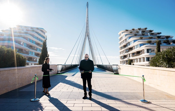 Prezident İlham Əliyev "Bakı Ağ Şəhər"də olub