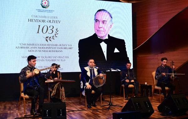 "Ümummilli Lider Heydər Əliyev və Azərbaycanın mədəniyyət dəyərləri" mövzusunda konfrans keçirilib