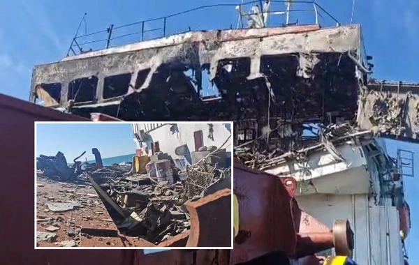 Azov dənizində azərbaycanlıların olduğu gəmiyə dron hücumu: Beş soydaşımız HƏLAK OLDU