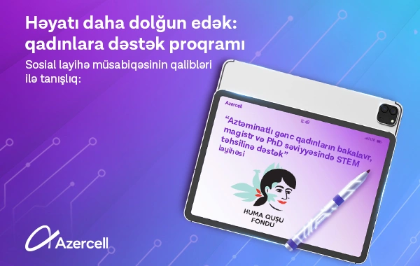 "Qızların STEM-də yüksəlişi" proqramının qalibləri açıqlandı