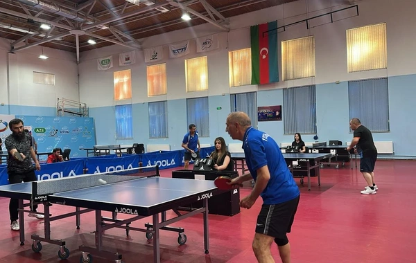 Bakıda veteran stolüstü tennisçilərin ölkə çempionatına start verilib
