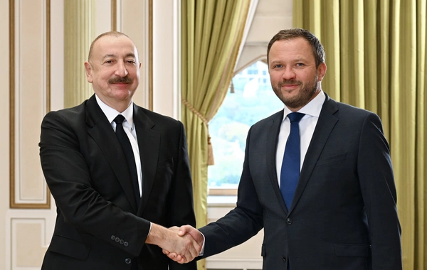 İlham Əliyev Estoniyanın xarici işlər nazirini qəbul edib