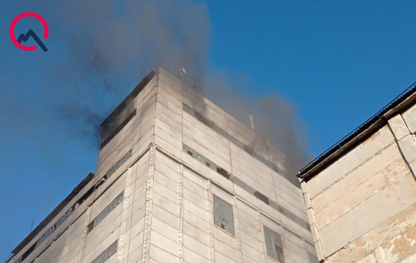 Gəncədə zavodda yanğın