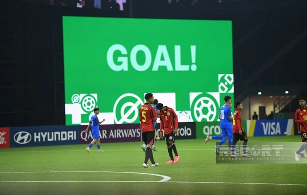 Azərbaycan komandası FIFA U-15 dünya çempionatına böyükhesablı qələbə ilə başlayıb