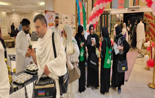Azərbaycanlı zəvvarların növbəti qrupu Məkkəyə çatıb