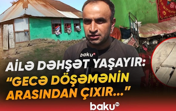 Ailə qorxu içində: Burada necə yaşadığımızı bir Allah bilir