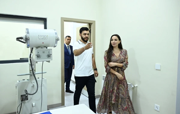Leyla Əliyeva Yevlaxda Sahibsiz Heyvanlara Qayğı Mərkəzinin regional bölməsinin açılışında iştirak edib