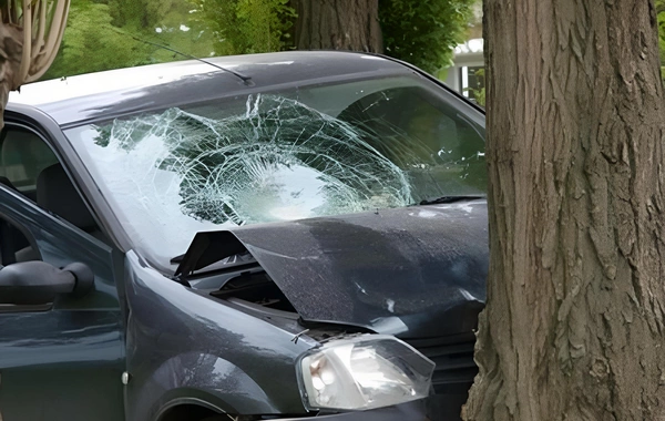 Ağdamda avtomobil ağaca çırpılıb, ölən və yaralı var