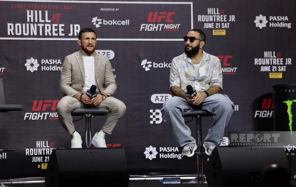 Tanınmış MMA idmançıları Bakıda azarkeşlərlə görüşüblər