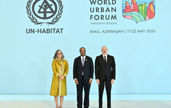 İlham Əliyev Ümumdünya Şəhərsalma Forumunun 13-cü Sessiyasının açılış mərasimində iştirak edir
