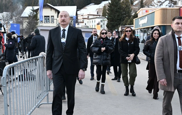 İlham Əliyev Ümumdünya İqtisadi Forumu çərçivəsində panel iclasda iştirak edib