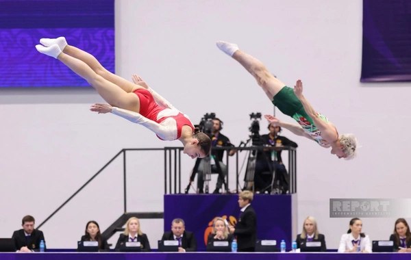 III MDB Oyunları: Sinxron proqramda finala yüksələn Azərbaycan gimnastları müəyyənləşib