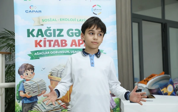"Kağız gətir - kitab apar" sosial-ekoloji layihəsinə start verildi