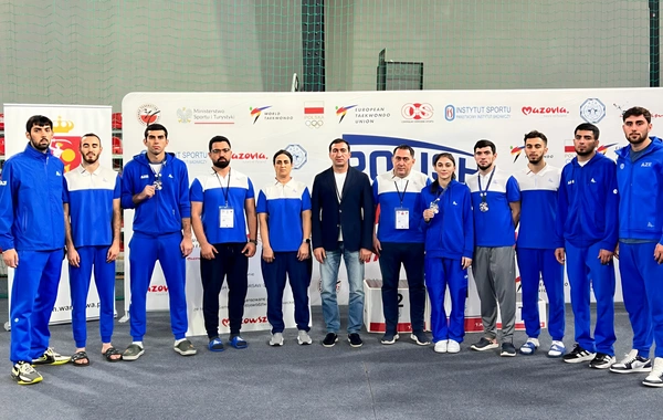 Azərbaycan taekvondoçuları Polşada 3 medal qazanıblar