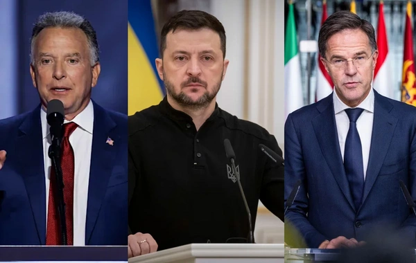 Zelenski Stiven Uitkoff və Mark Rütte ilə telefon danışığı aparıb