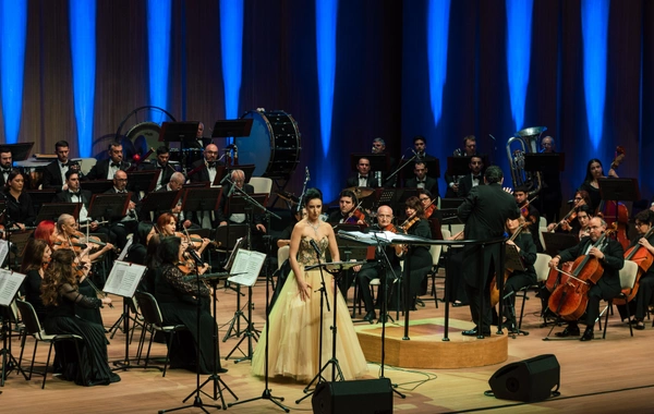 Placido Domingo performed at the Heydar Aliyev Center