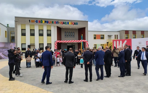 Füzulidə körpələr evi-uşaq bağçasının açılışı olub