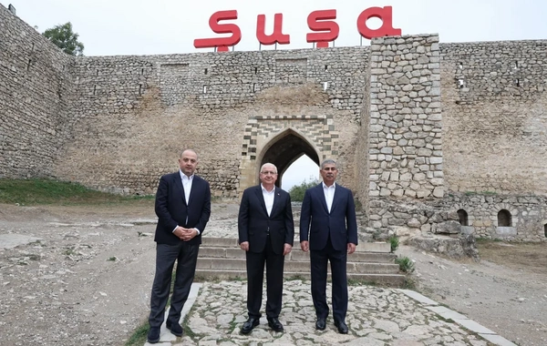 Yaşar Gülər, Zakir Həsənov və İrakli Çikovani Şuşada olublar