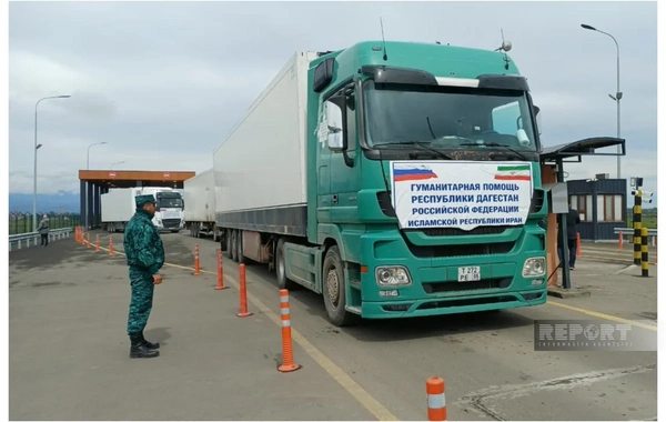 Rusiyanın İrana göndərdiyi növbəti yardım Azərbaycandan yola salınıb