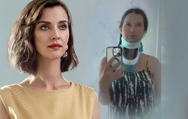 Məşhur aktrisa 6 günlük qızı ilə qəzaya düşdü