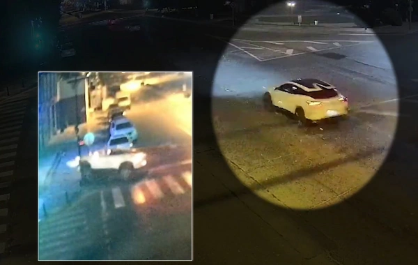 Bakıda sürücü sərxoş vəziyyətdə qəza törətdi - ANBAAN VİDEO