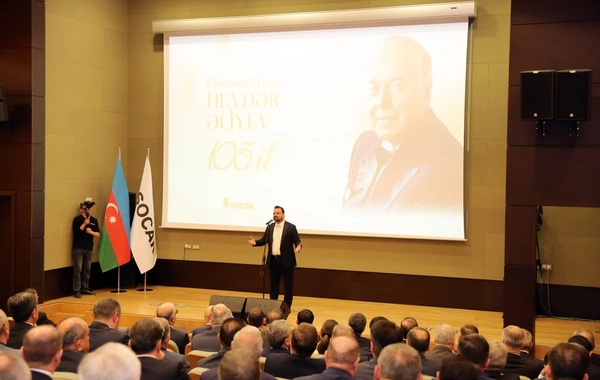 SOCAR Heydər Əliyevin anadan olmasının 103-cü ildönümü münasibətilə tədbir keçirib